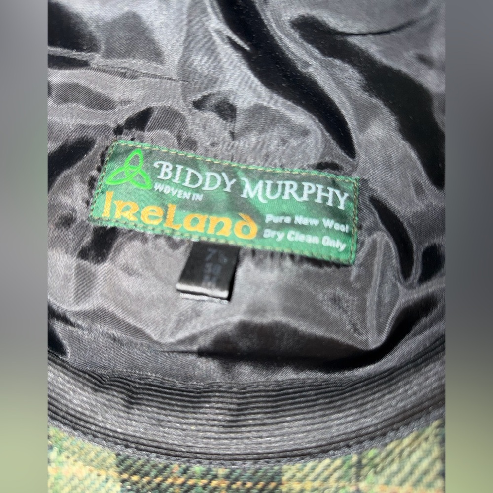 Vintage Newsboy Flat Cap Wool Patchwork Size 7 1/… - image 5